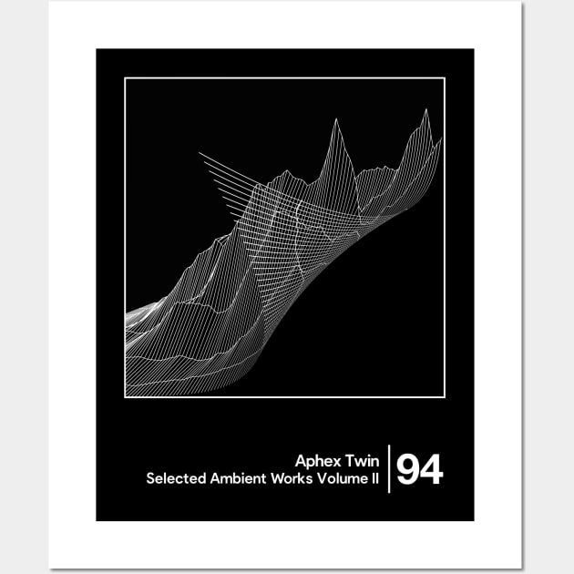 Aphex Twin - Selected Ambient Works Vol II / Minimalist Style Graphic Design Wall Art by saudade